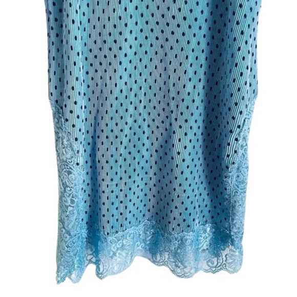 Free People Margot Slip Dress Blue 2 - Picture 7 of 7